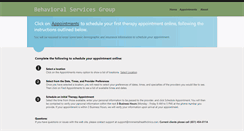 Desktop Screenshot of behavioralservicesgroup.com