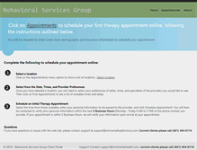 Tablet Screenshot of behavioralservicesgroup.com